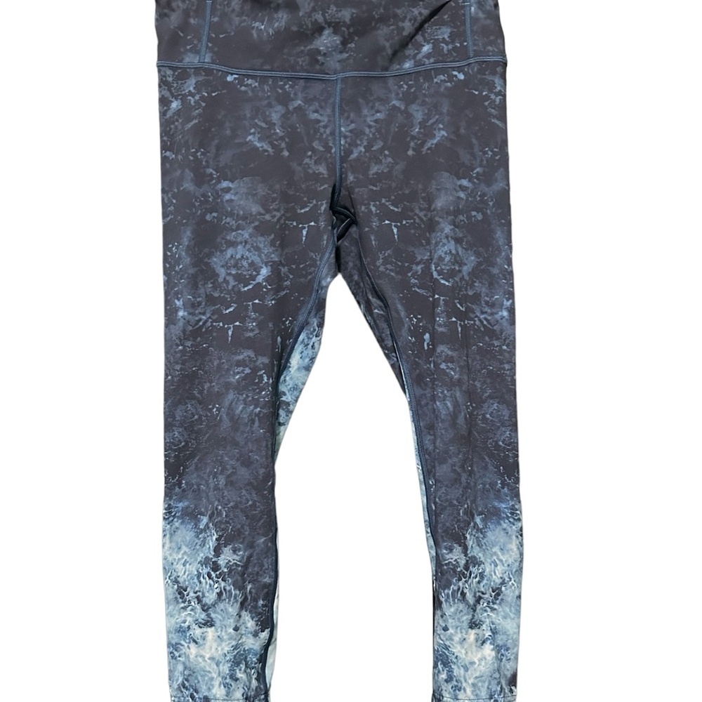 lululemon athletica Marble Blue and Gray Leggings